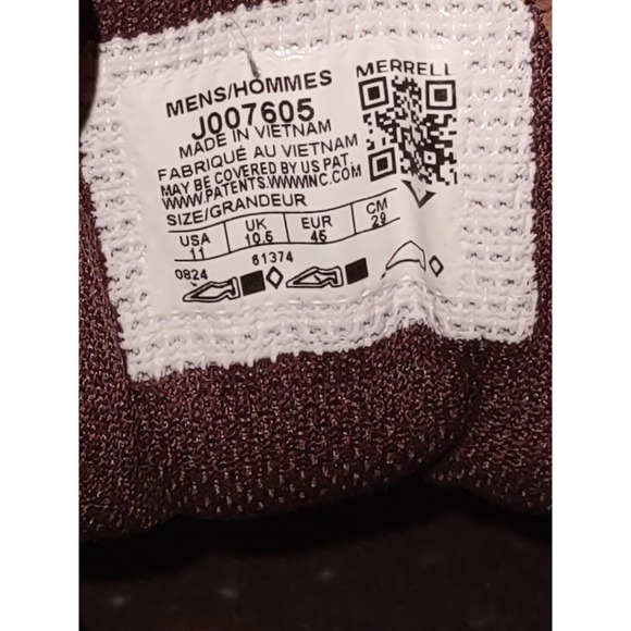 NEW Merrell Ontario SP Lace SE Shoes Mens 11 Peppercorn Waterproof Vibram Sole - Picture 13 of 16